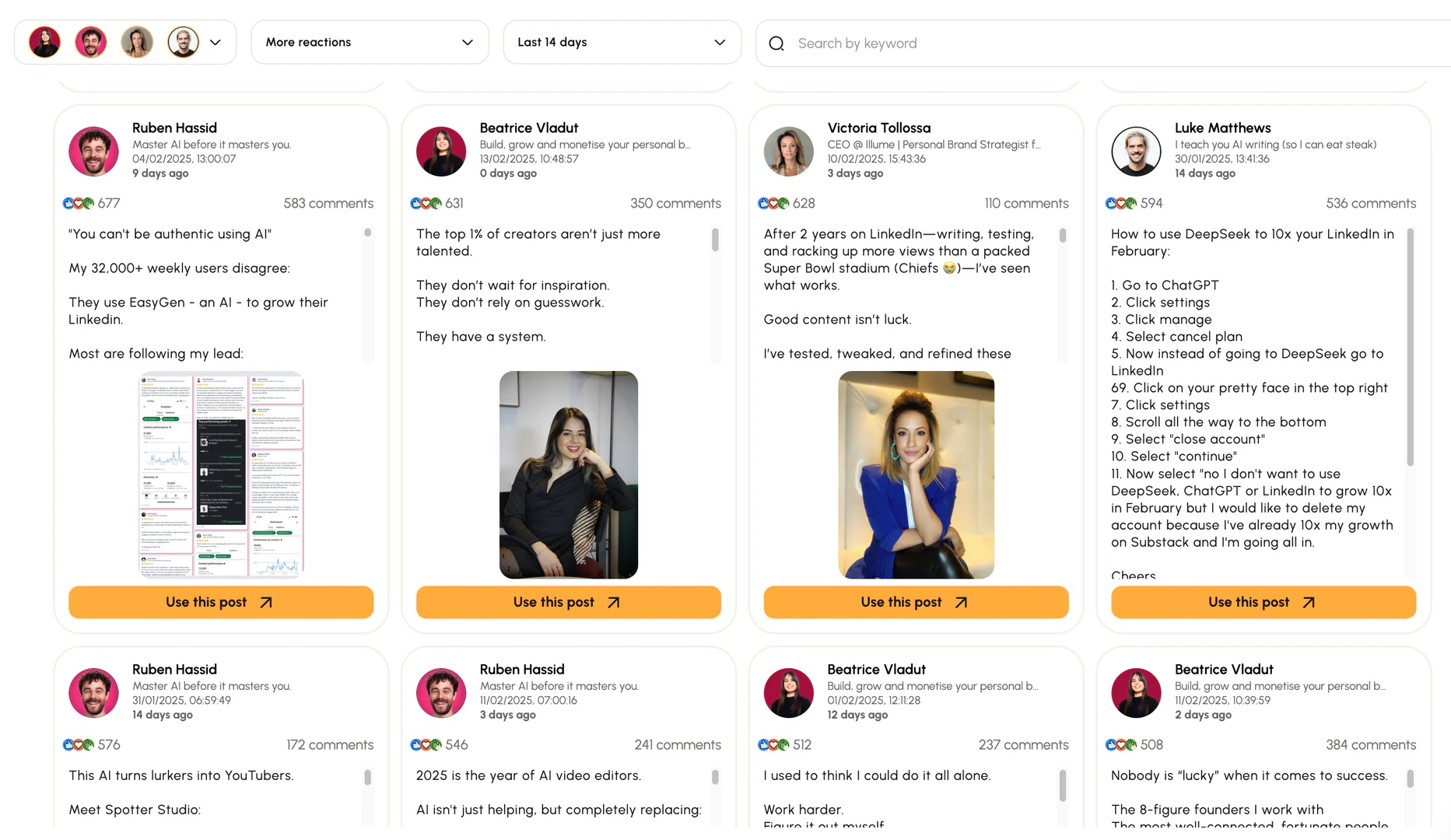 RedactAI user scenario for content creators
