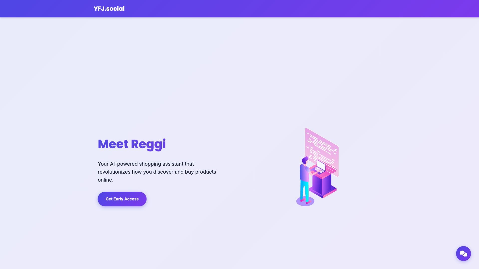Reggi website screenshot showing Reggi와 함께 더 스마트하게 쇼핑하세요. 개인화된 AI 쇼핑 어시스턴... interface and features