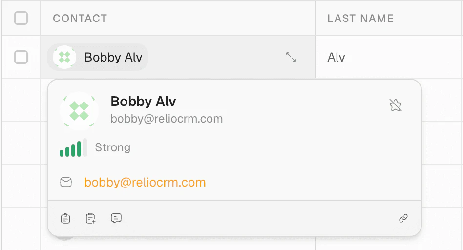Reliocrm relationship intelligence feature demonstration