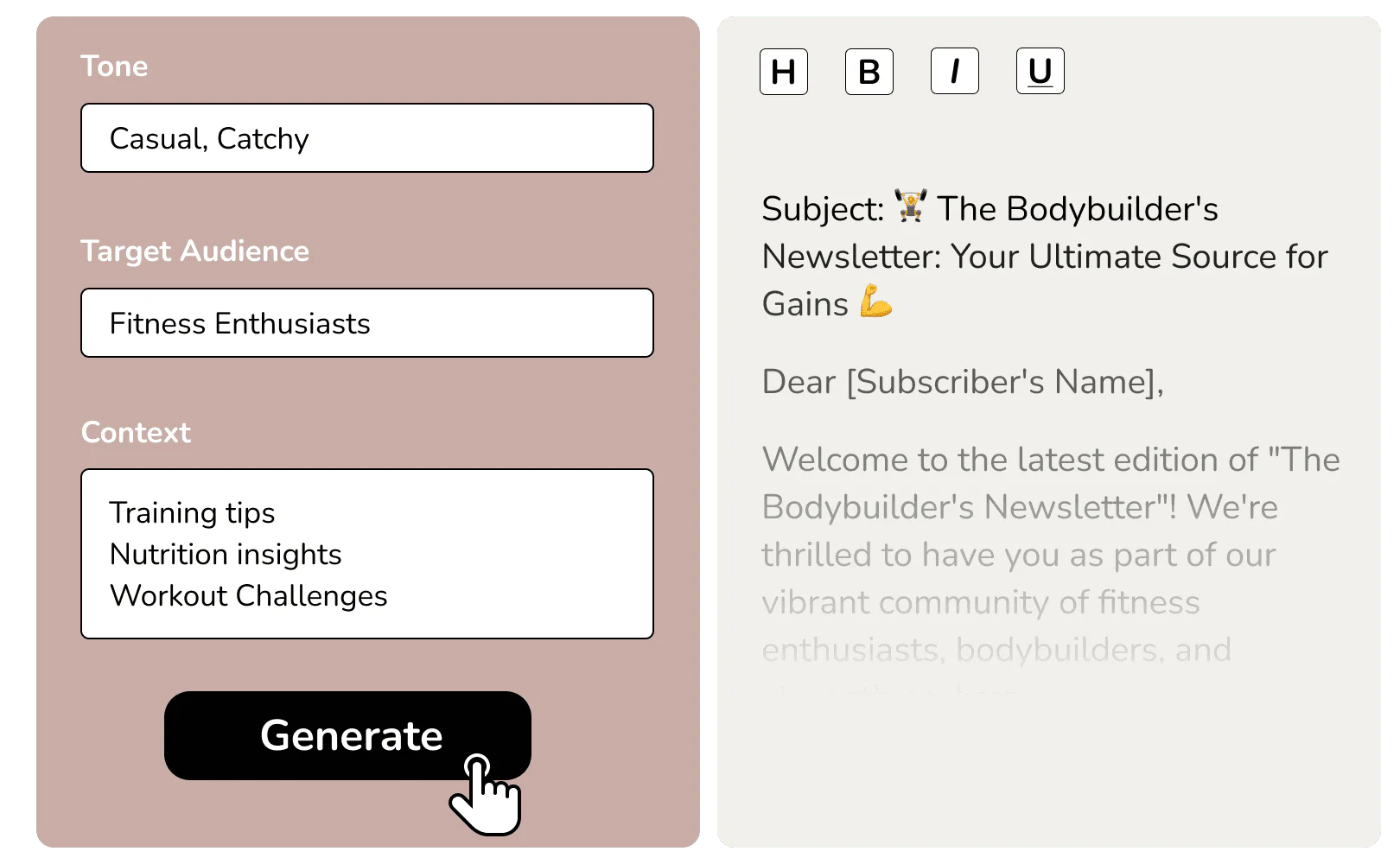 Remagineai user scenario image for email newsletters