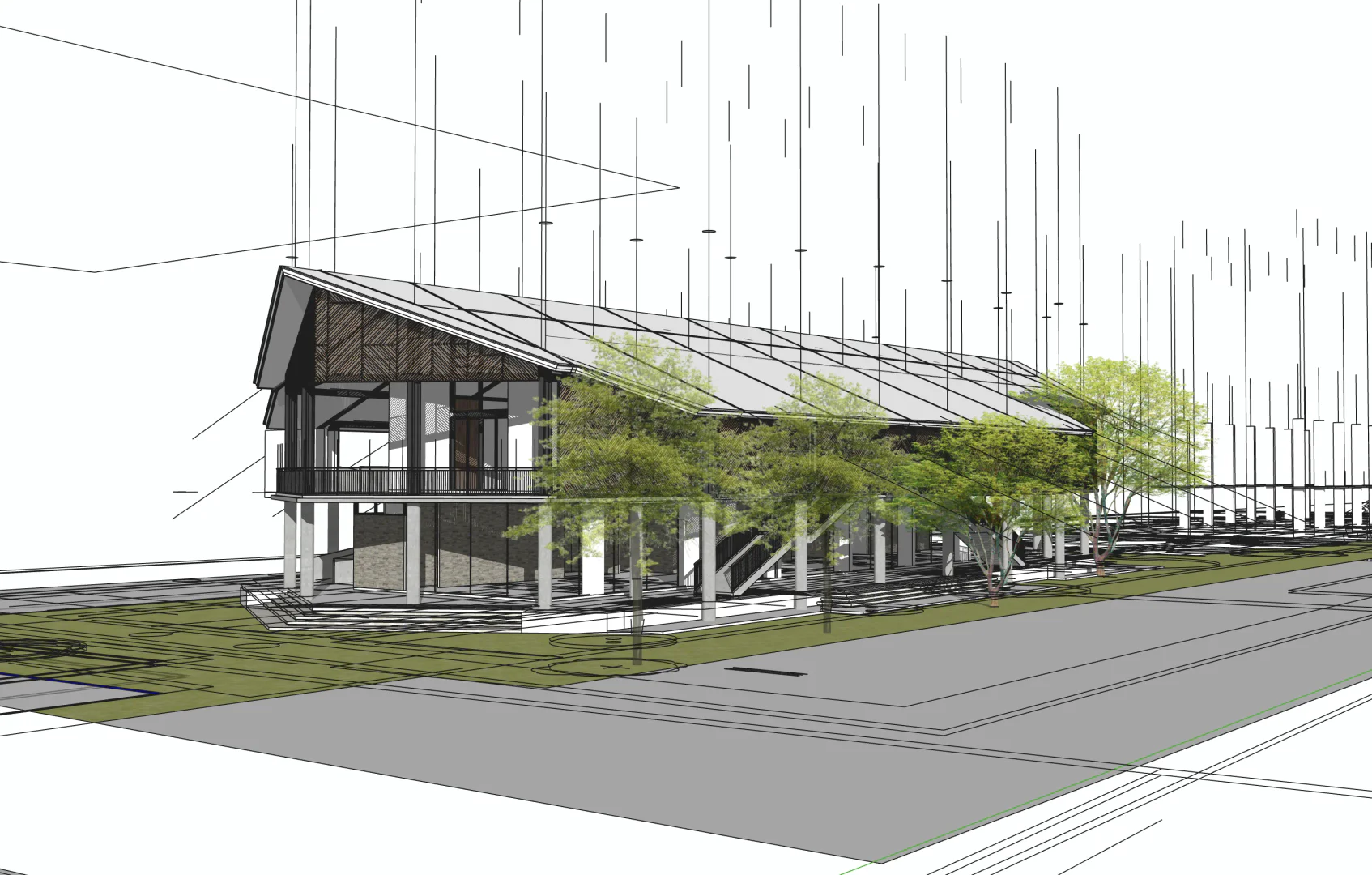 Renderahouse upload interface for architectural drawings