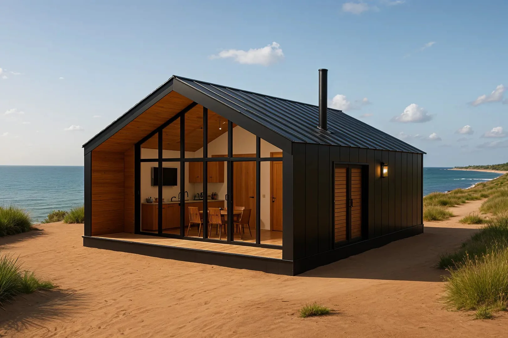 Photorealistic render of a beach house by Renderahouse