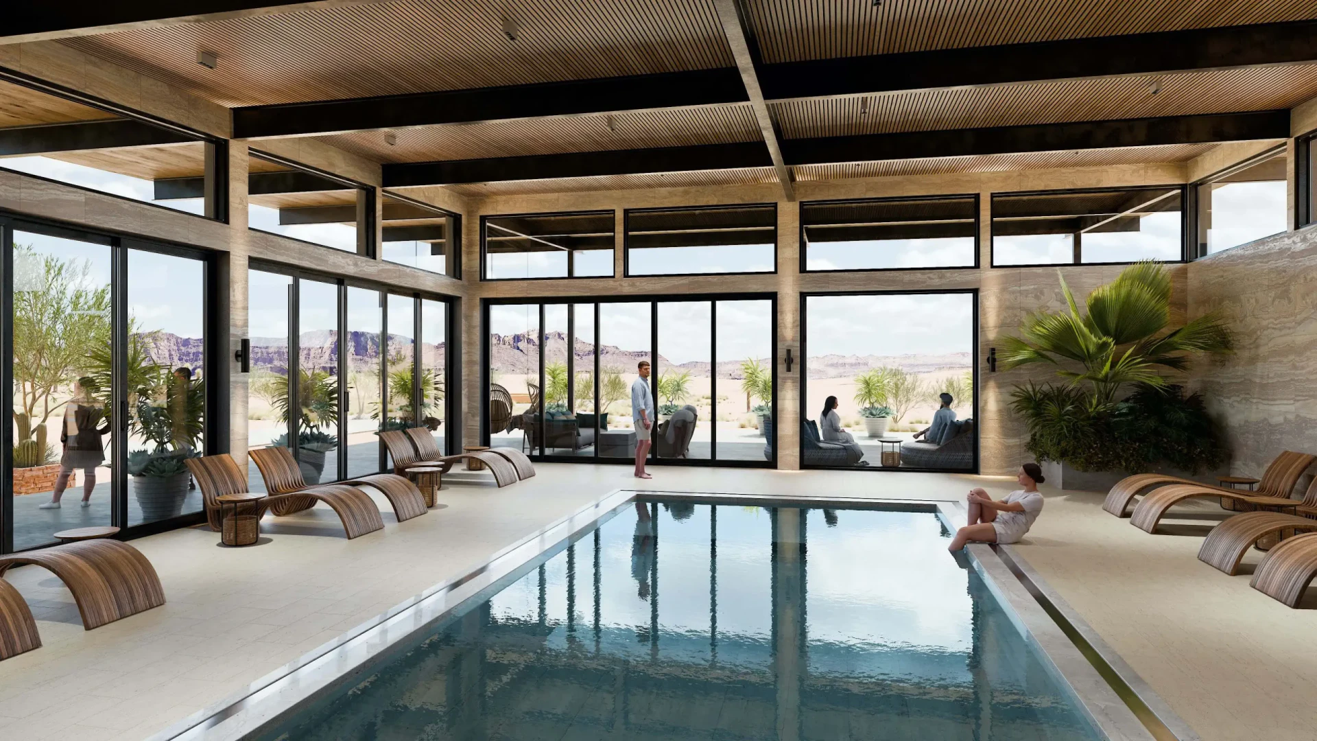 Rendlerstudio pool rendering example