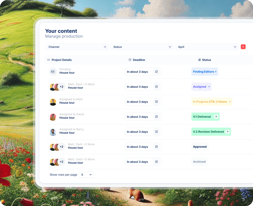 Replayed track delivery feature
