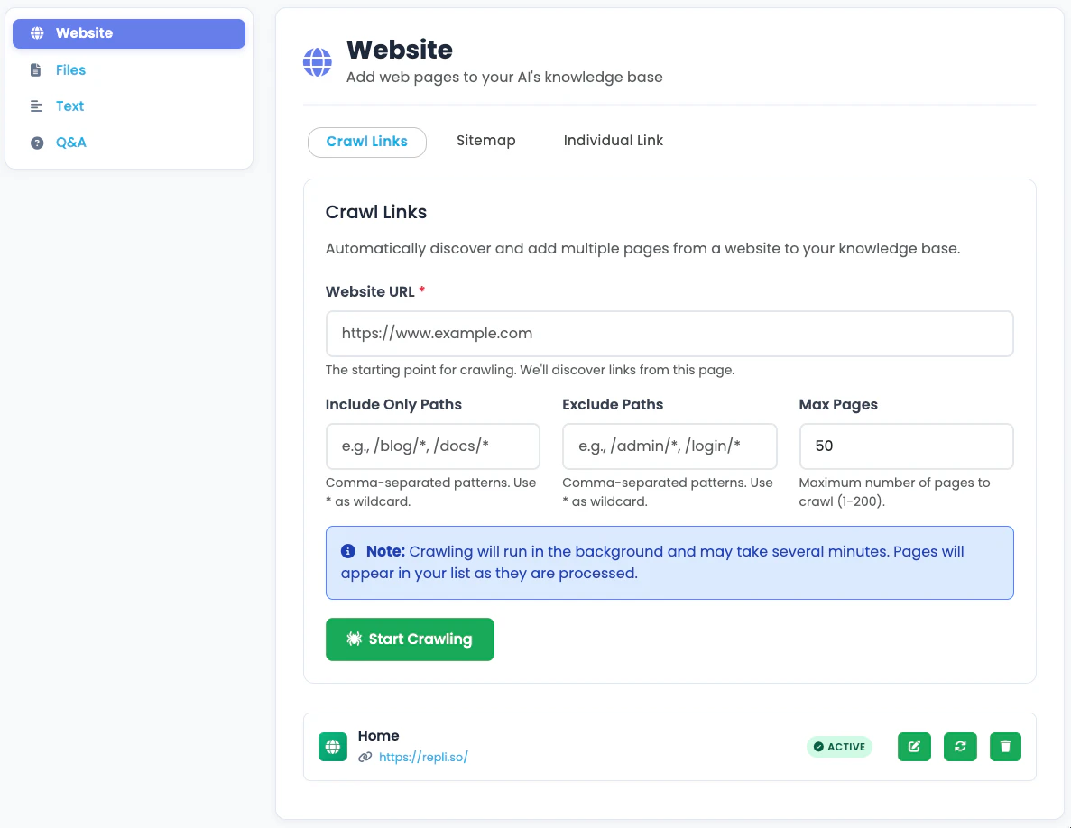 Repli knowledge sources feature image