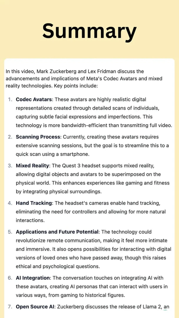 Repurpose main features overview including transcription and automation