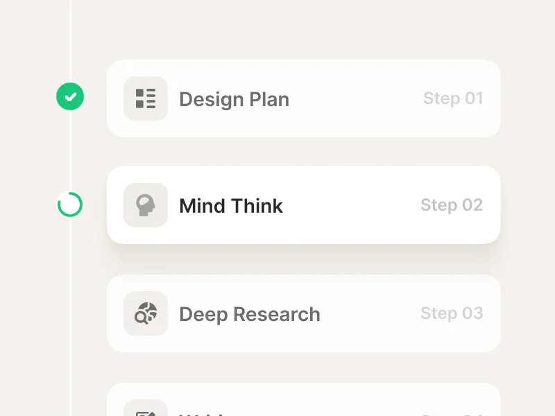 Resea AI deep research feature demonstration