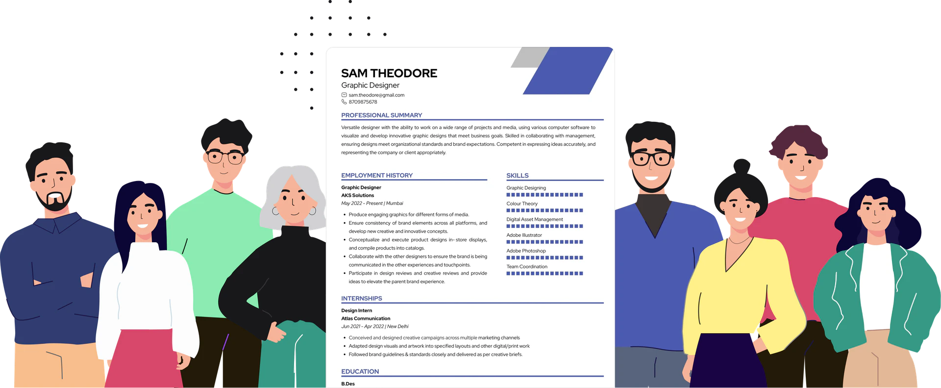 Community of job seekers using Resumod