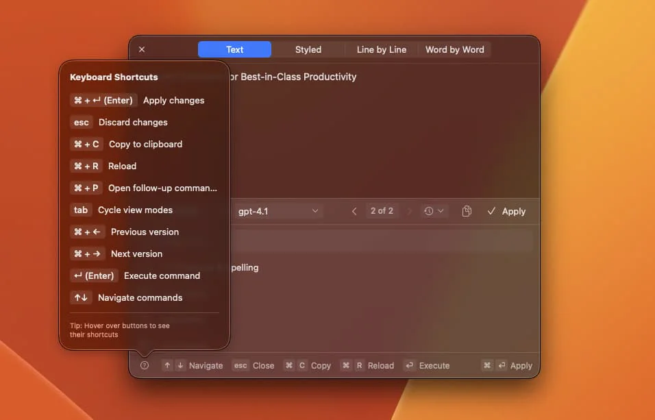RewriteBar user scenario image