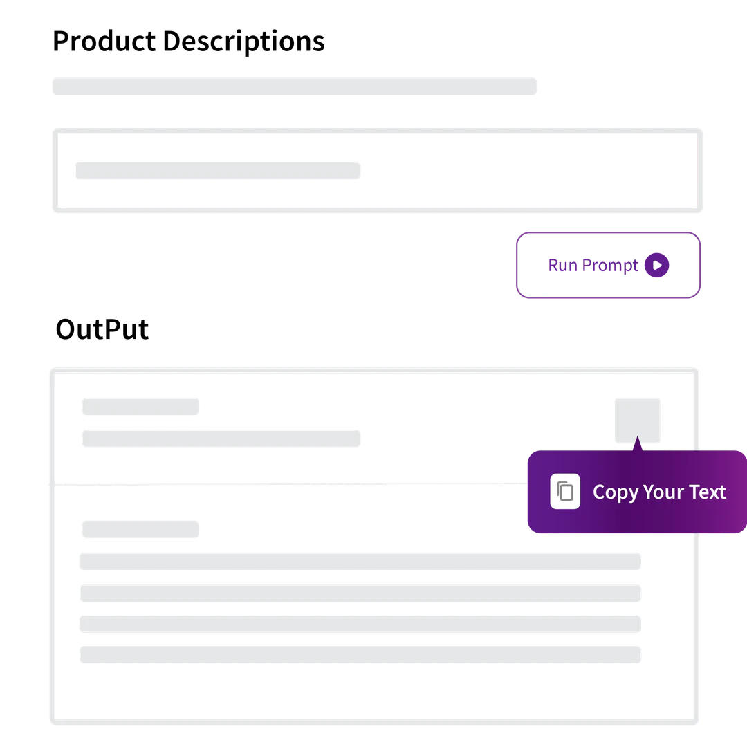 Riku AI text application overview