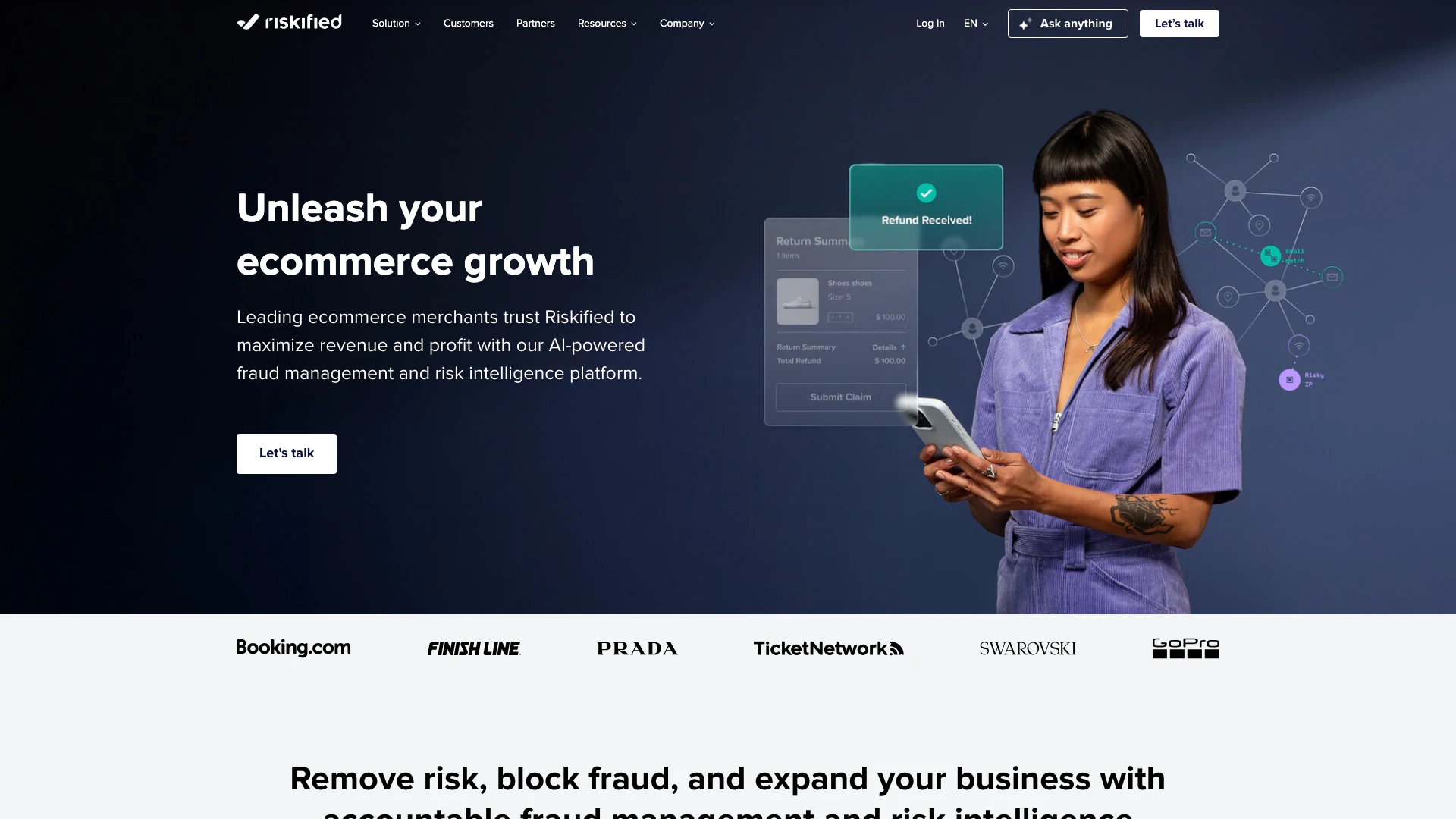 Riskified screenshot