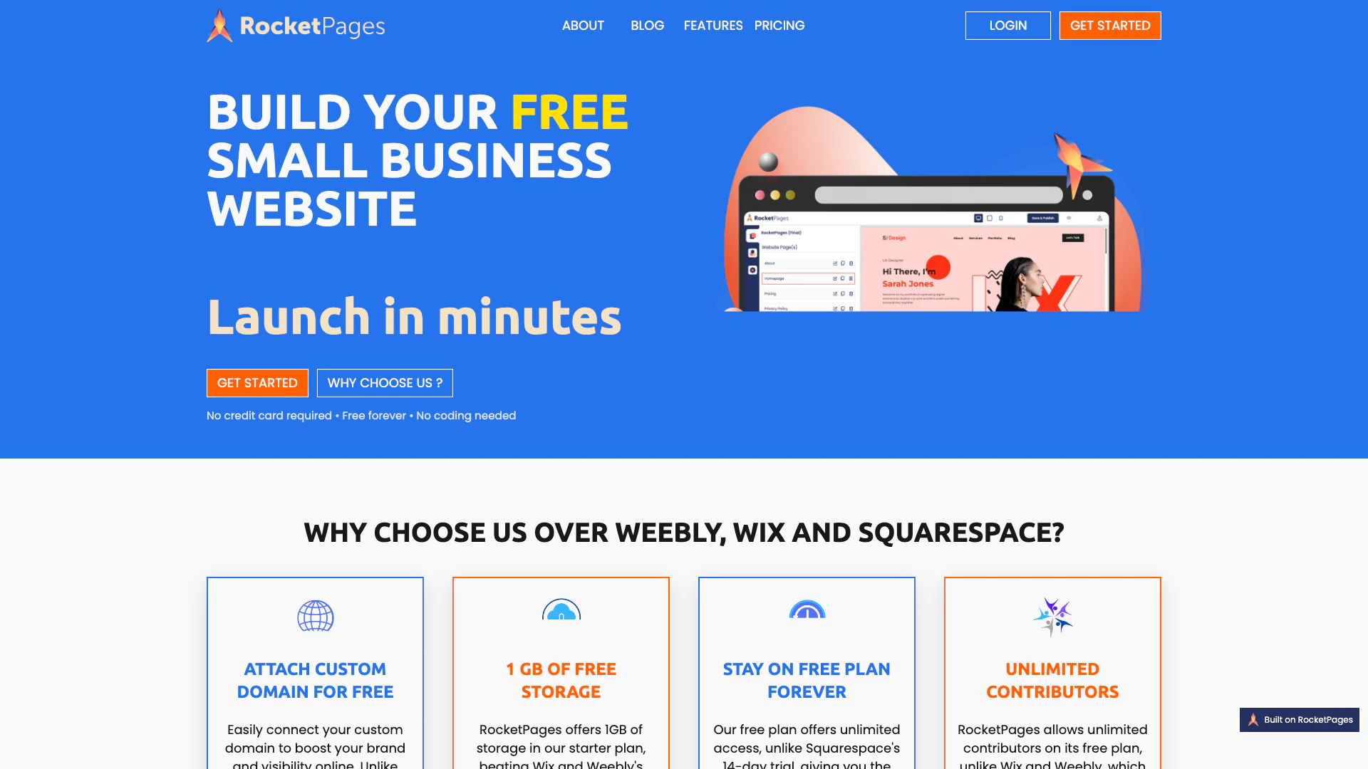 Rocketpages screenshot