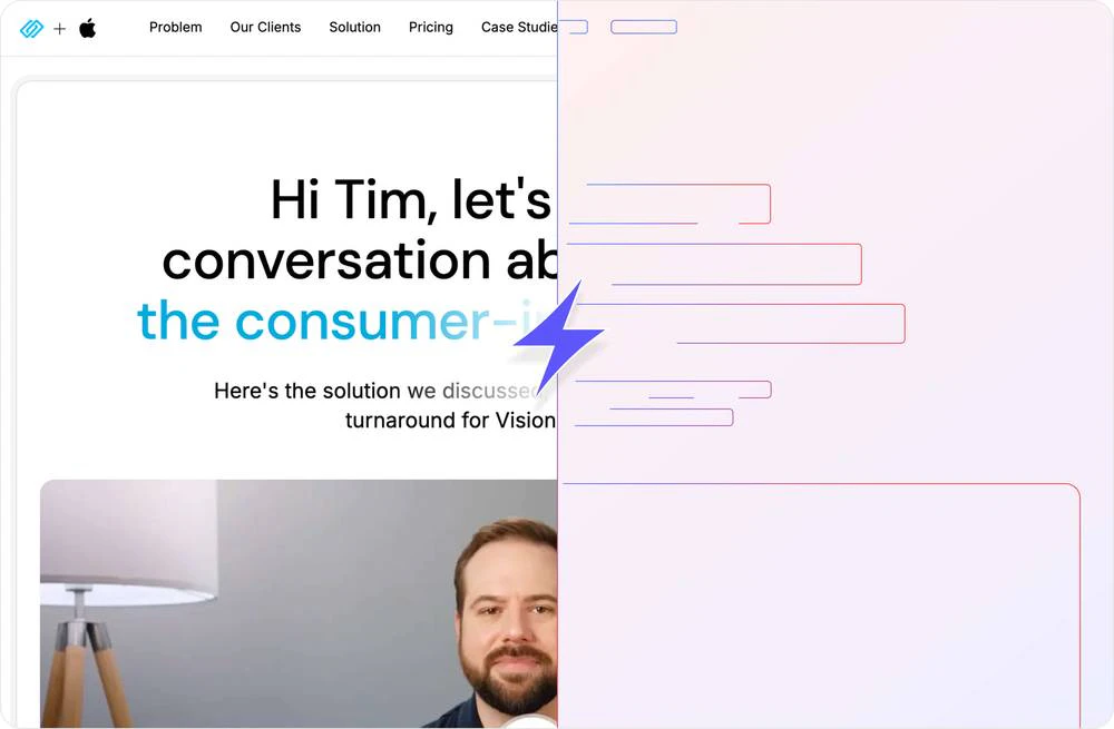 Scene product overview with AI-driven content generation