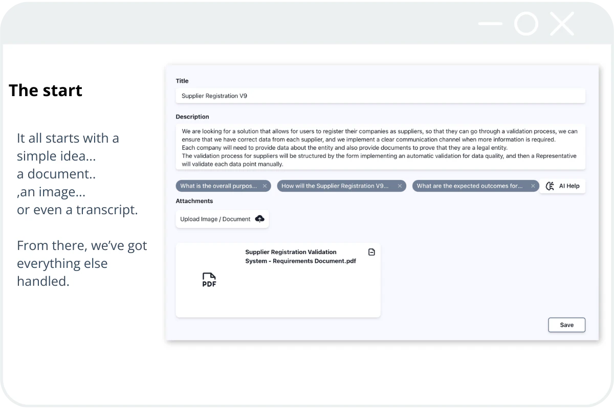 Scopeblueprint AI project management tool interface