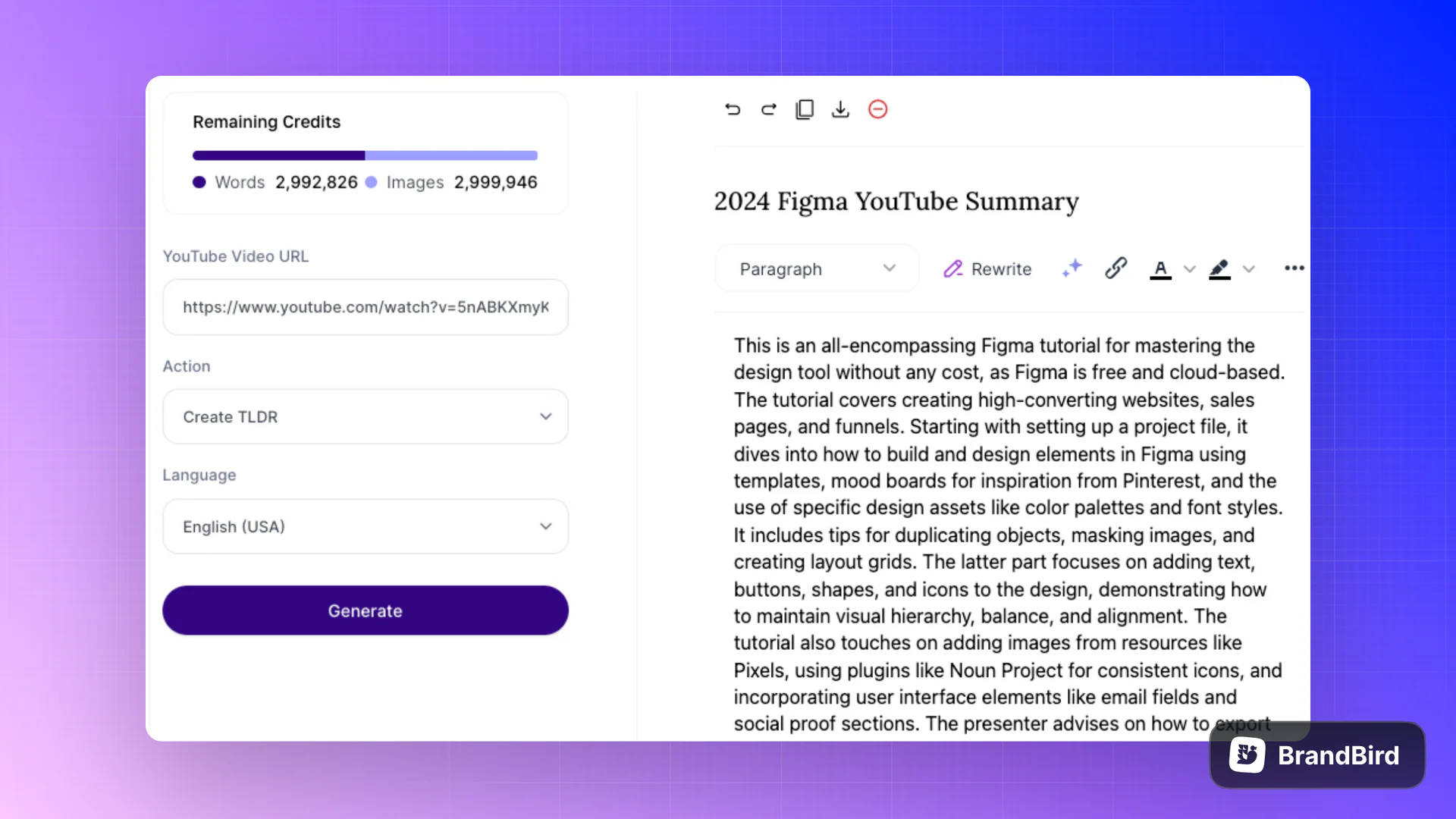 ScriptBot AI content generation features