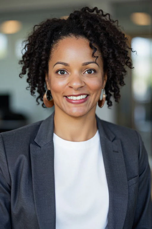 Example of AI-generated headshot from Sectaai