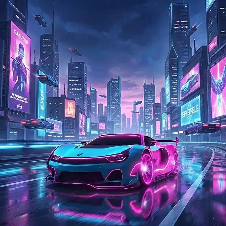 Seele AI endless racing game example