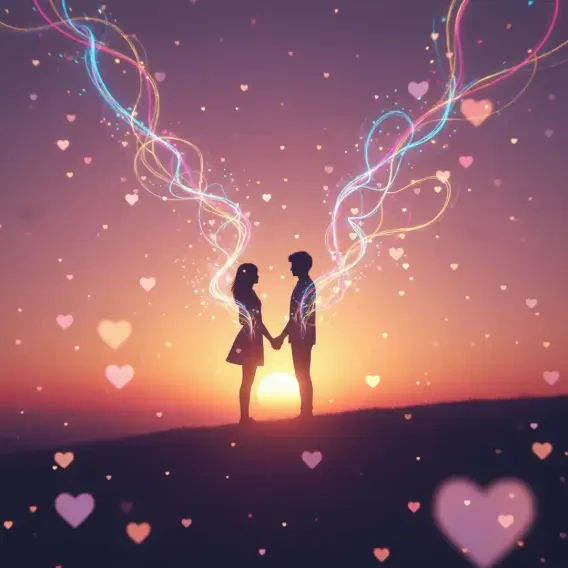 Seeyoursoulmate user scenario image showing deep soul connection