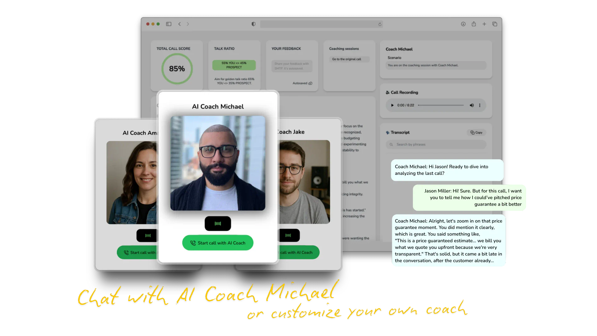 SellMeThisPen AI voice coach feature
