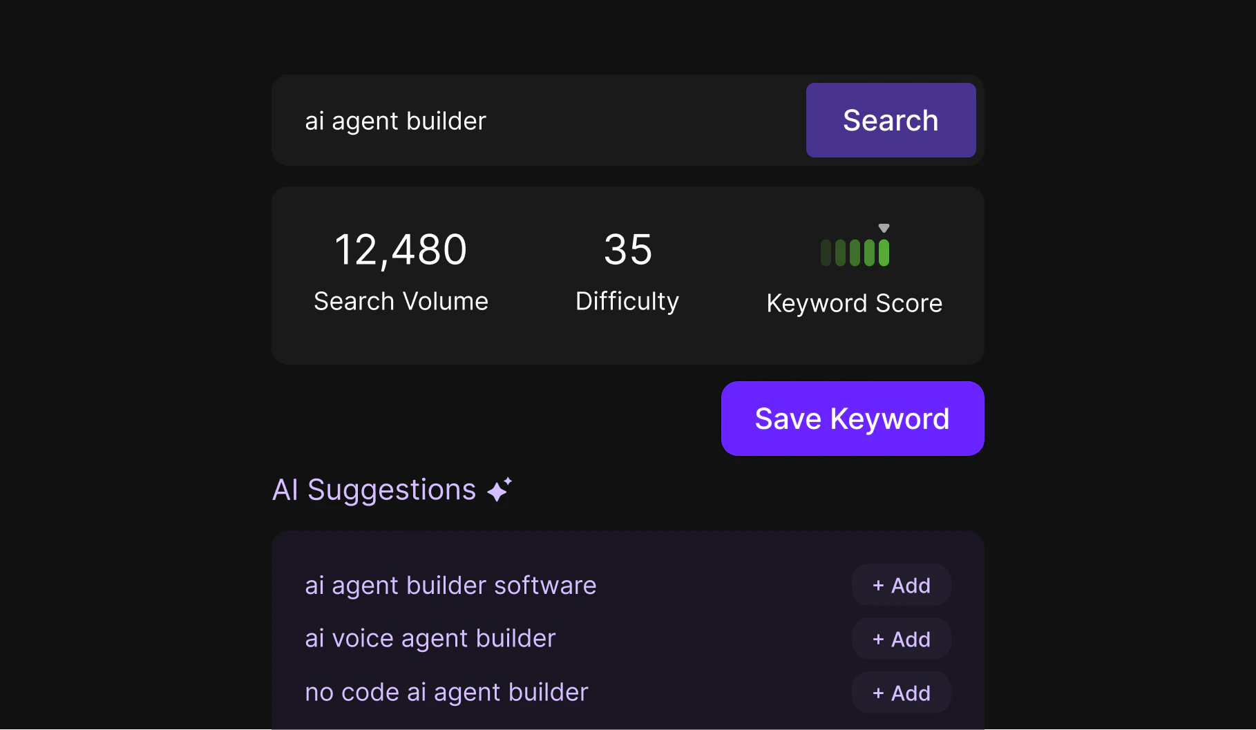 Semflow SEO optimization feature demonstration