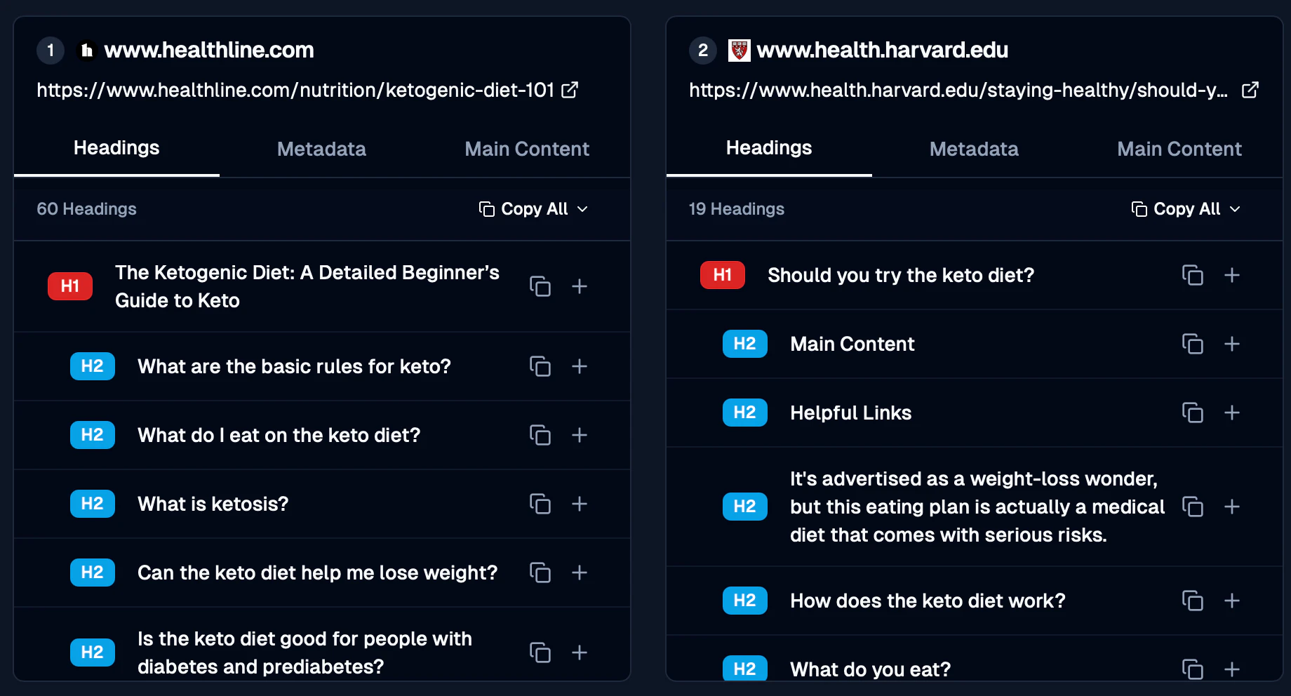 Seoutils Content Struct feature demonstration