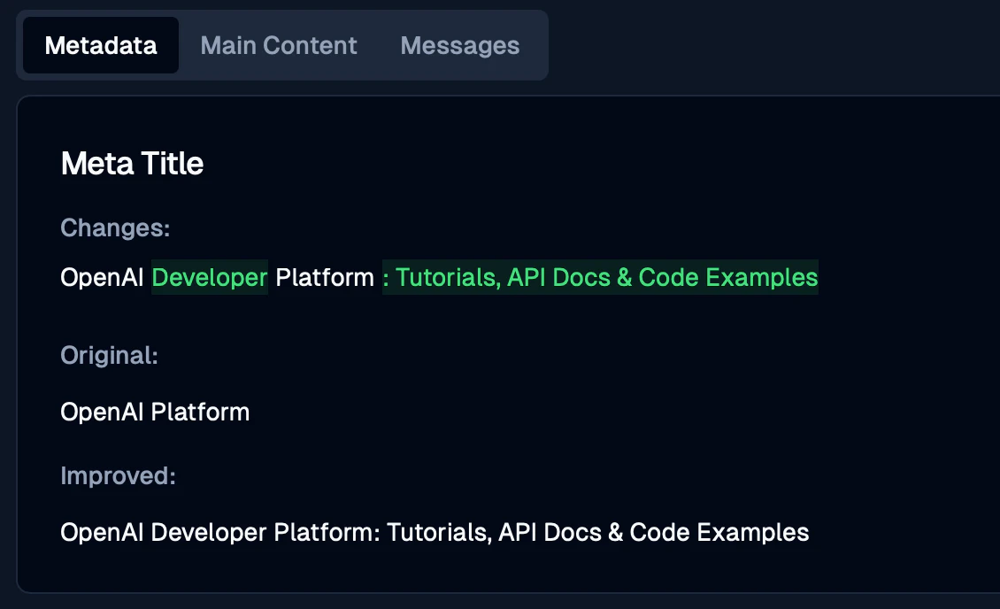 Seoutils Bulk SEO Metadata Optimizer user scenario