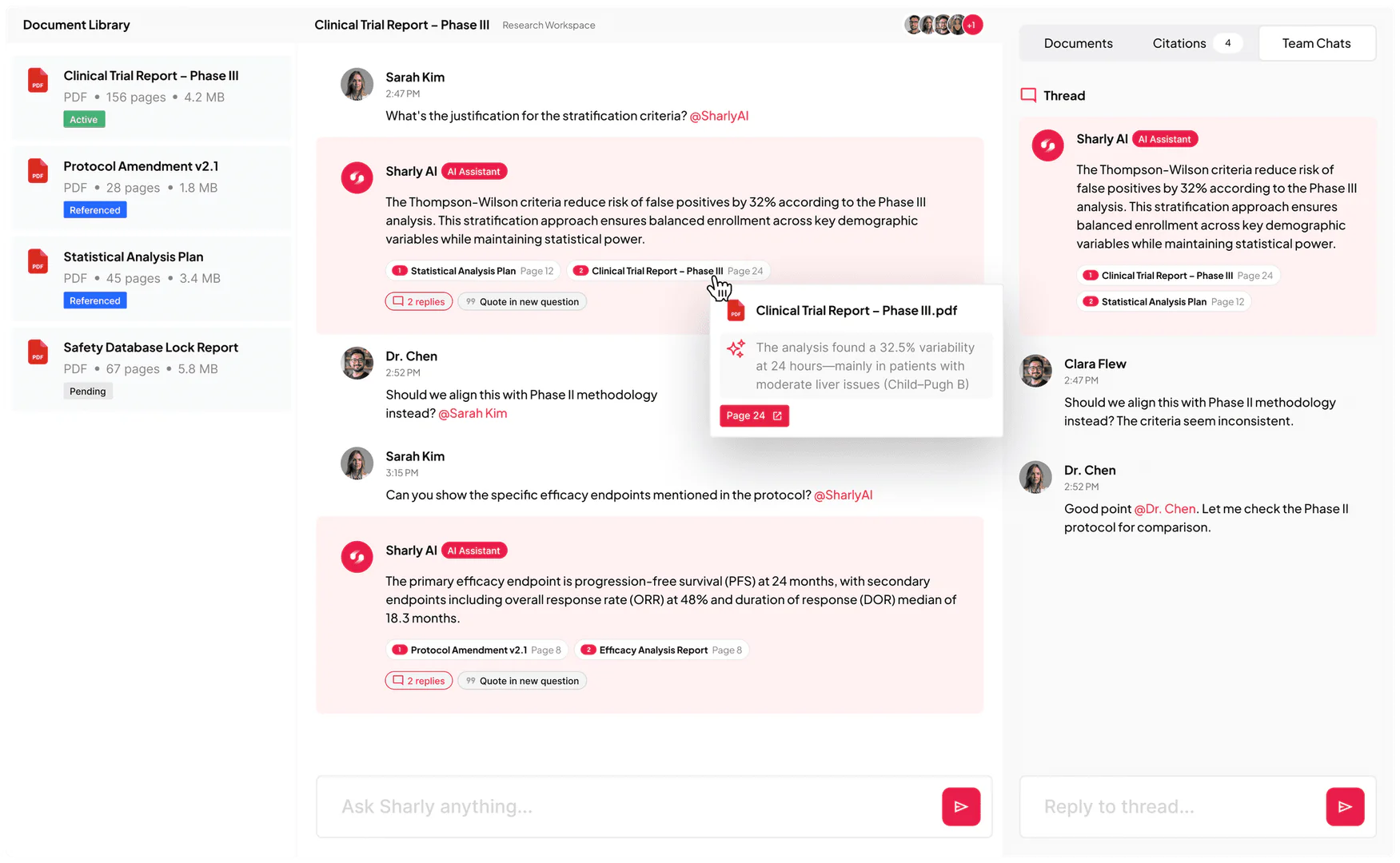 Sharlyai user scenario image for team collaboration