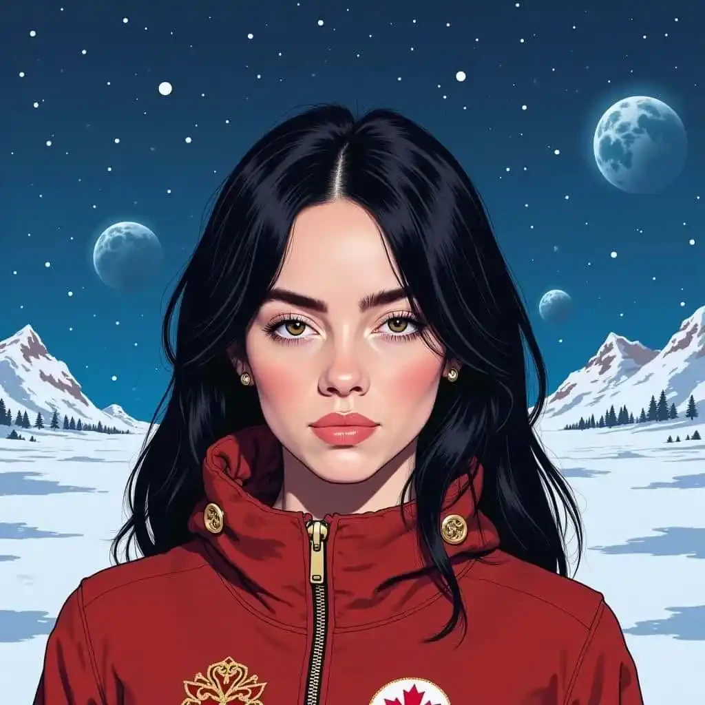 Shortpixai feature demonstration showing artistic AI-generated portraits