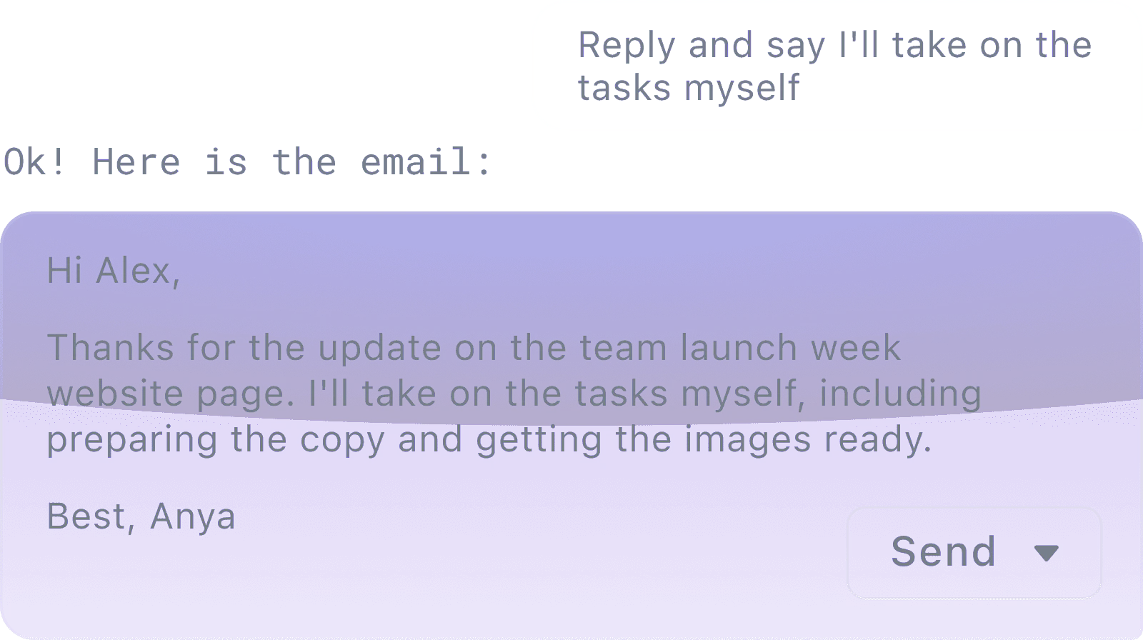 Shortwave write and enhance emails feature demonstration