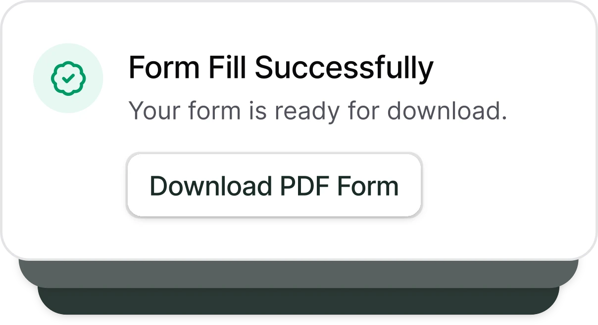 Simplicityai sign and export form step screenshot
