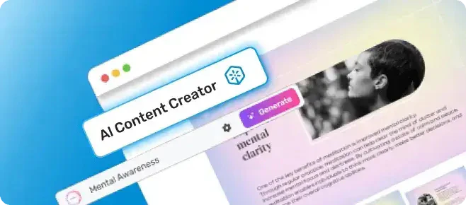 Simplified product overview for AI marketing tool