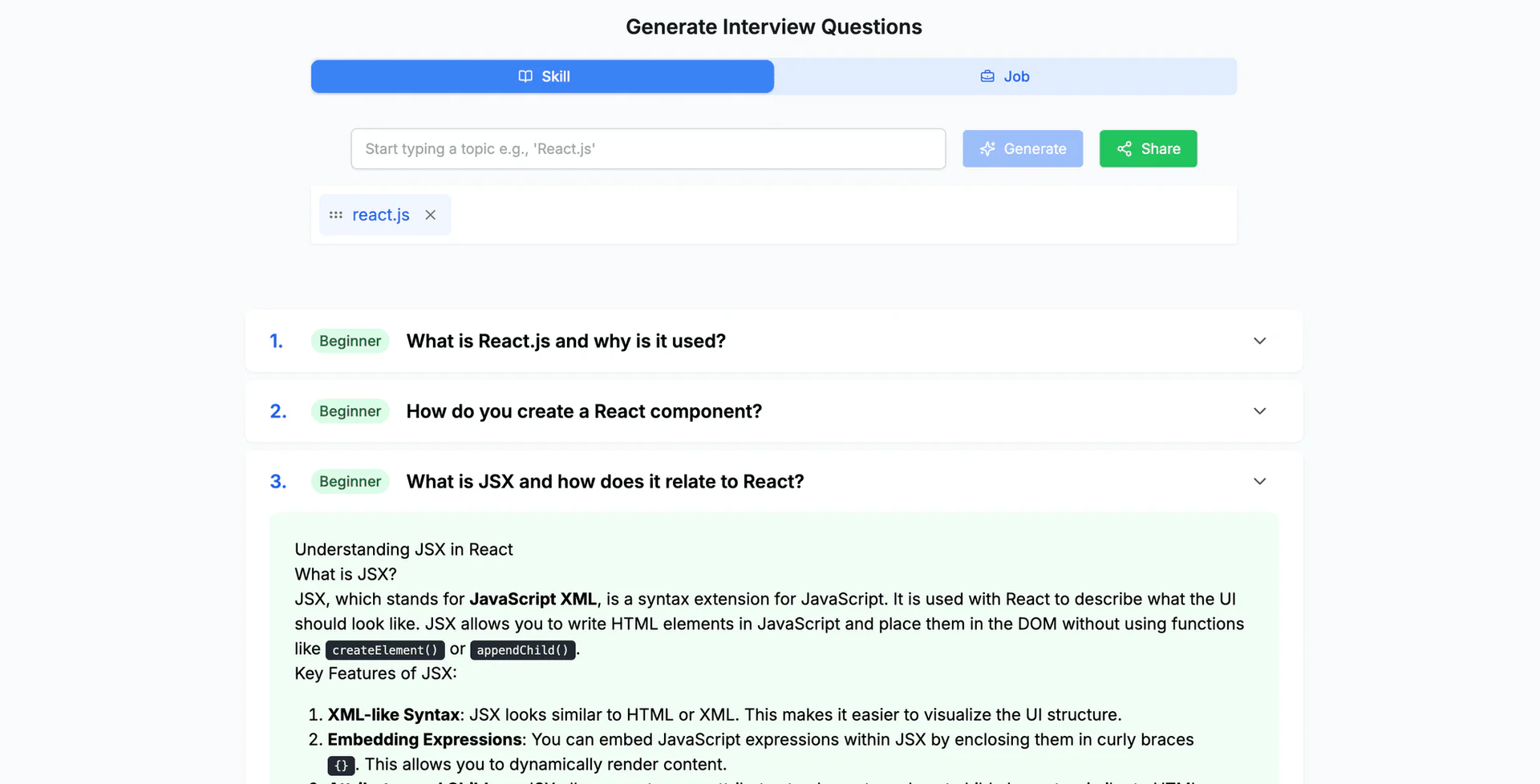 Skilloraai user scenario for job seekers