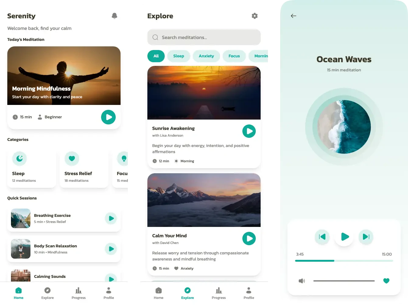 Sleek product interface overview