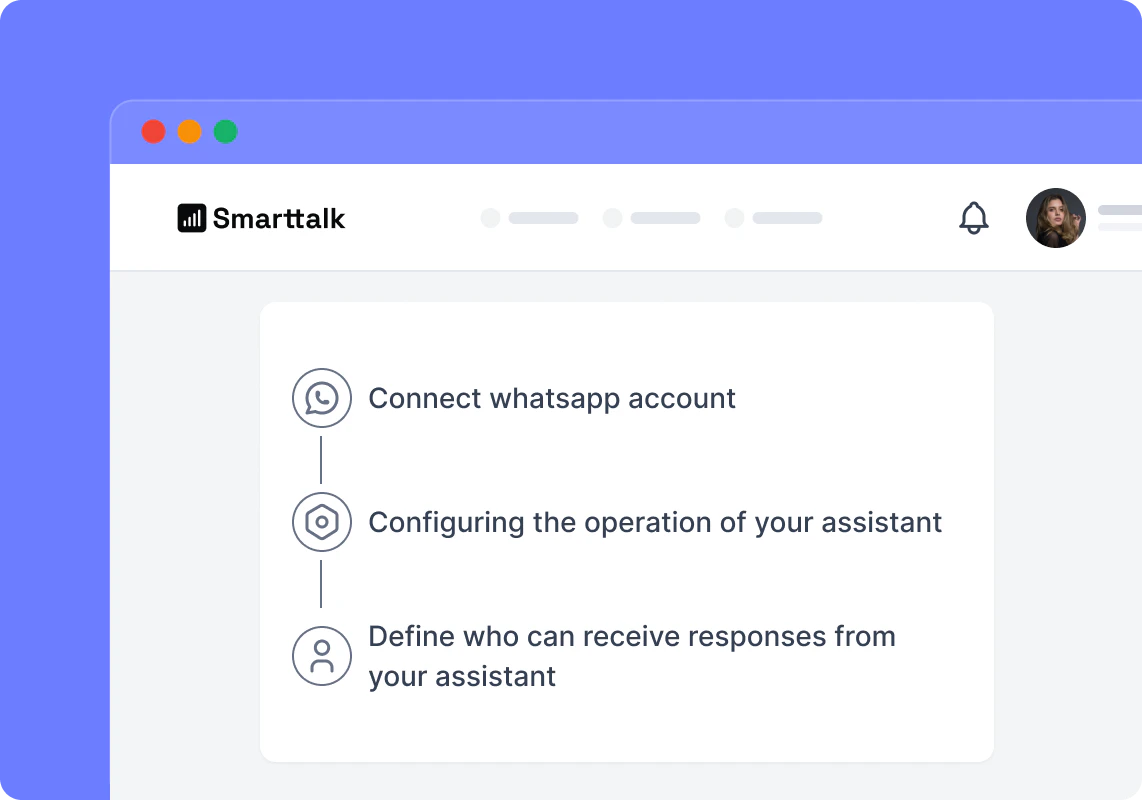 Smarttalk product interface overview