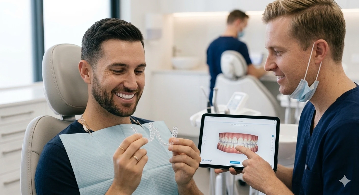 Smilepreview clear aligners simulation interface