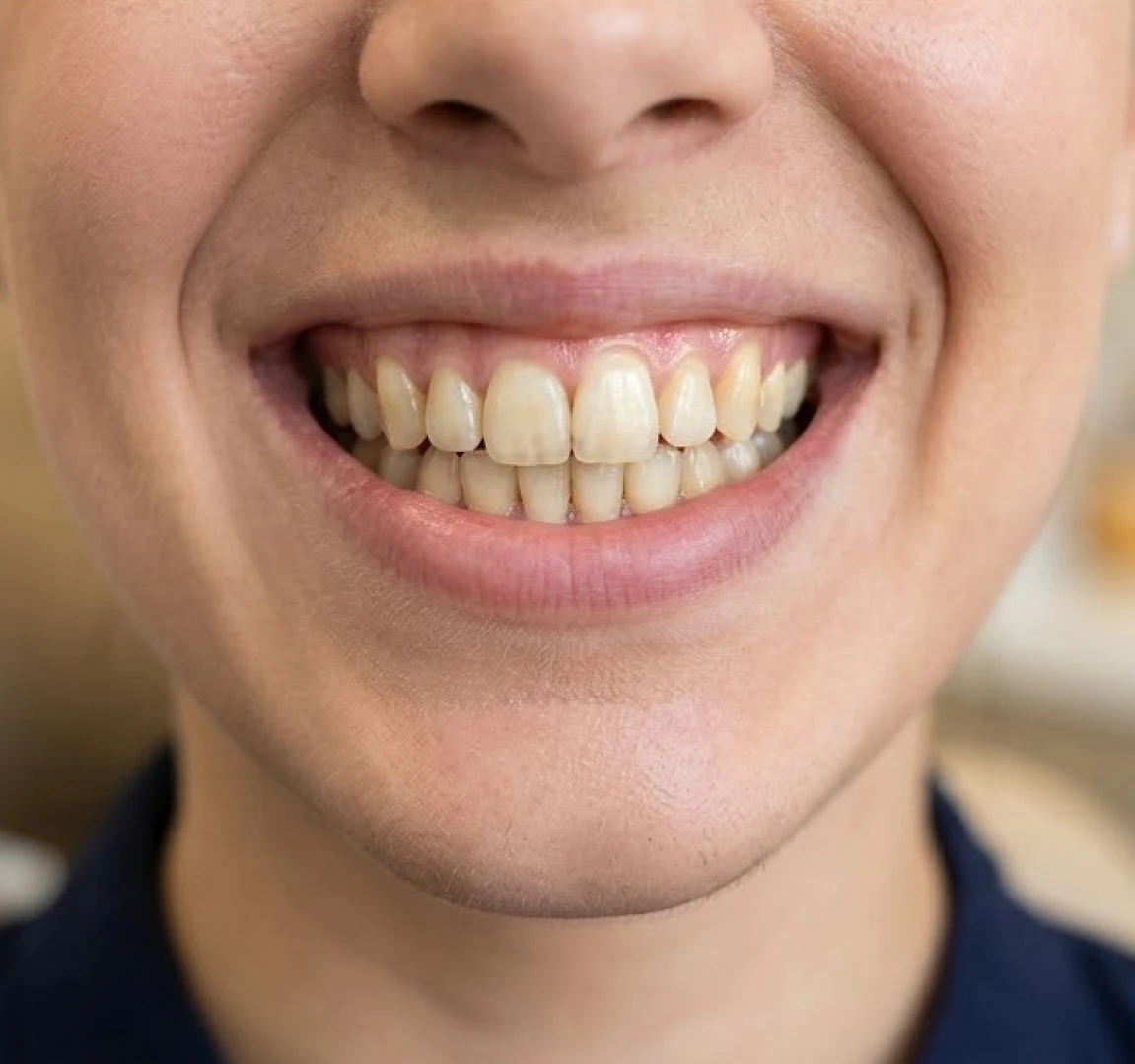 Smilepreview product interface displaying before smile image