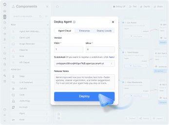 SmythOS deployment interface