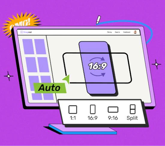 Snapcutai product overview with viral short clips