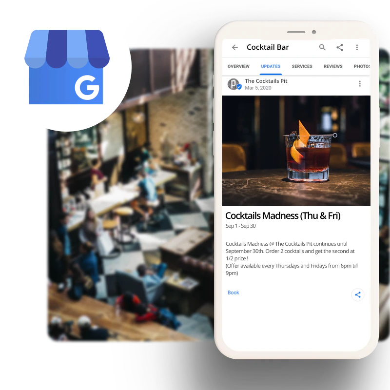 SocialPika Google My Business post example