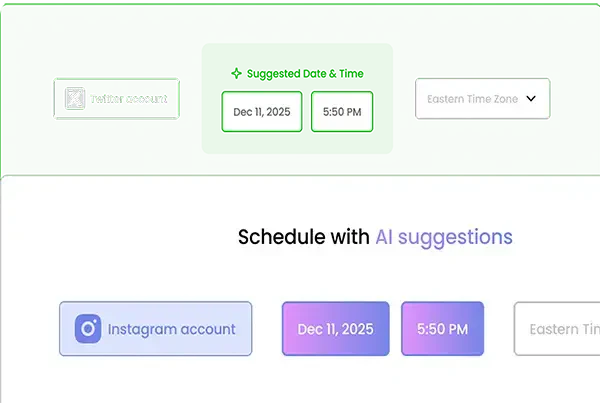 Socialpostai smart schedule feature demonstration
