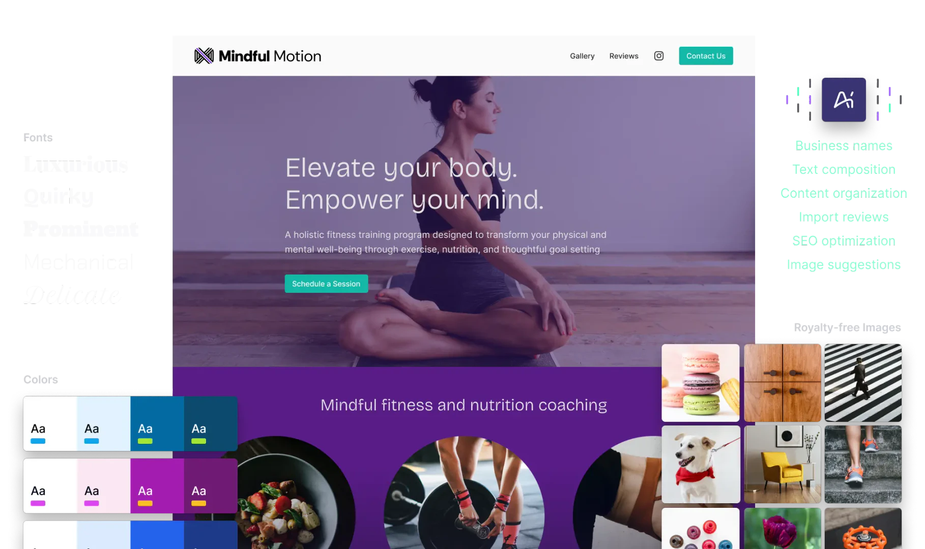 Soloistai product interface overview