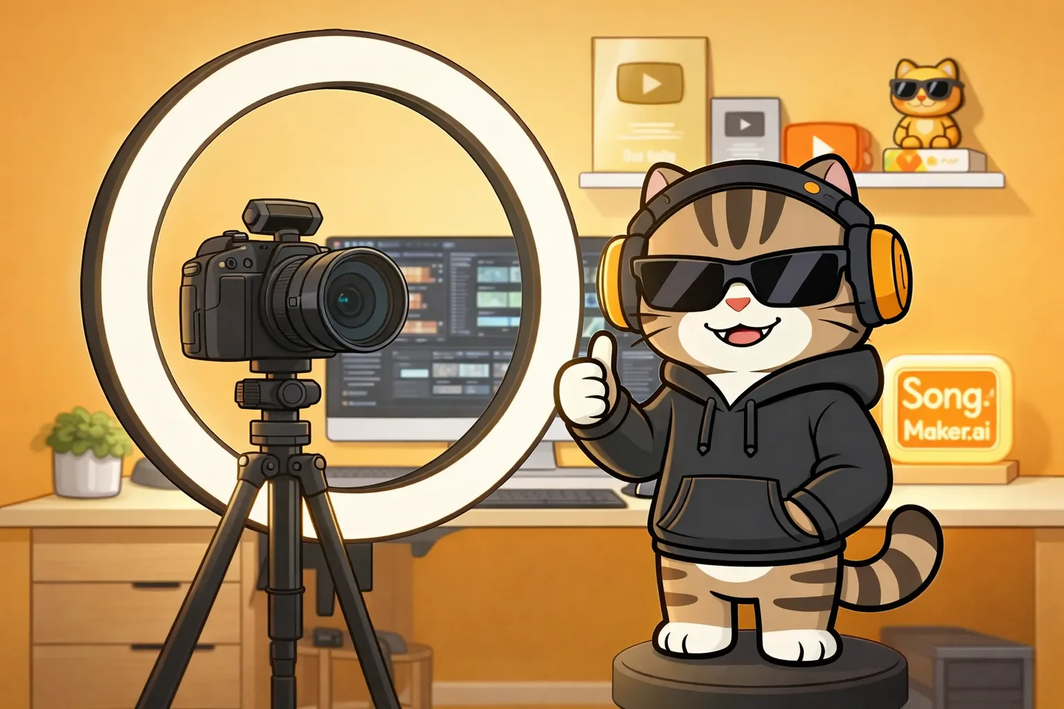 Royalty Free music feature of Song Maker AI