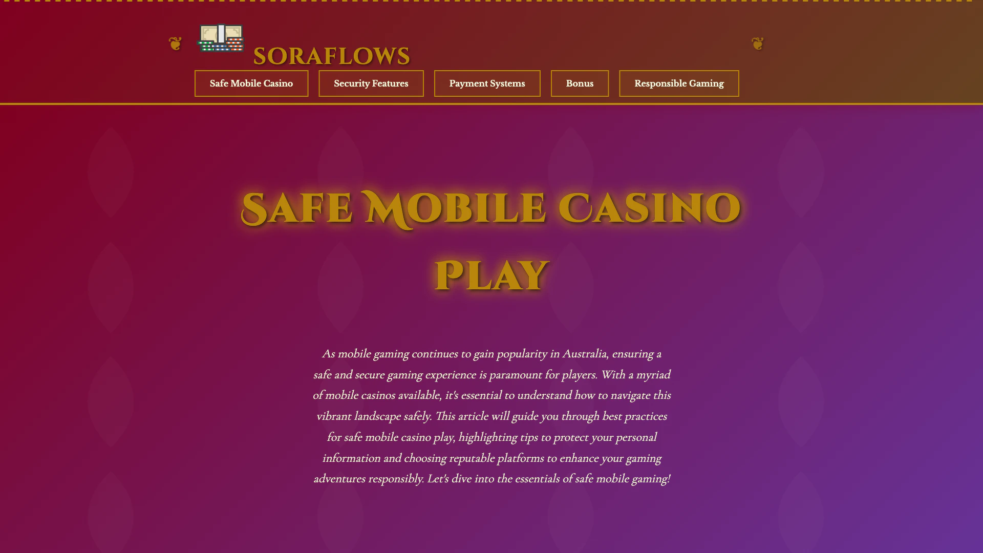 Soraflows screenshot