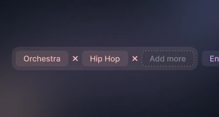 SOUNDRAW genre blending feature
