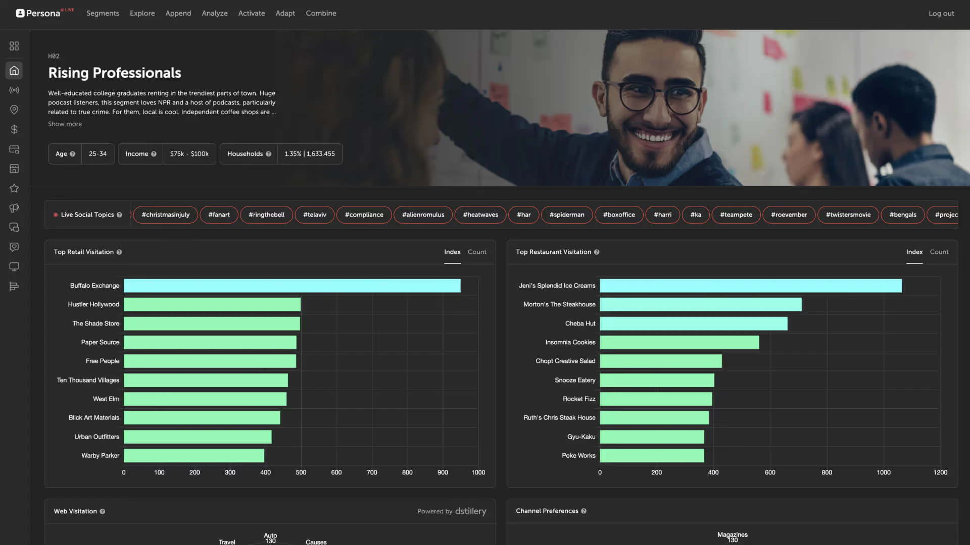 Spatial product interface overview