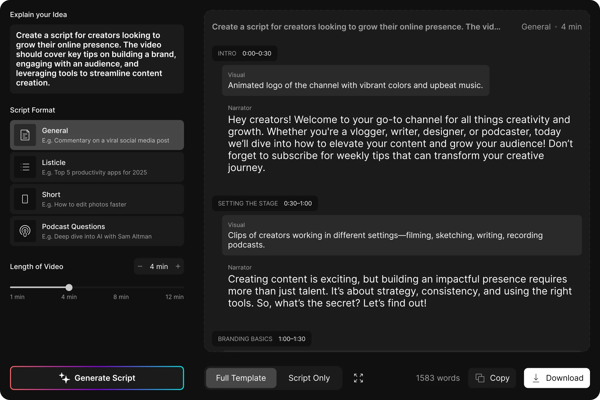 SpikeX AI use case example for video production