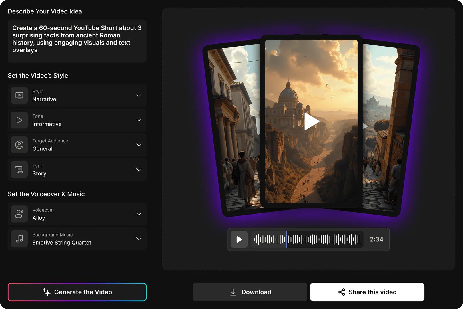 SpikeX AI product overview for video creation