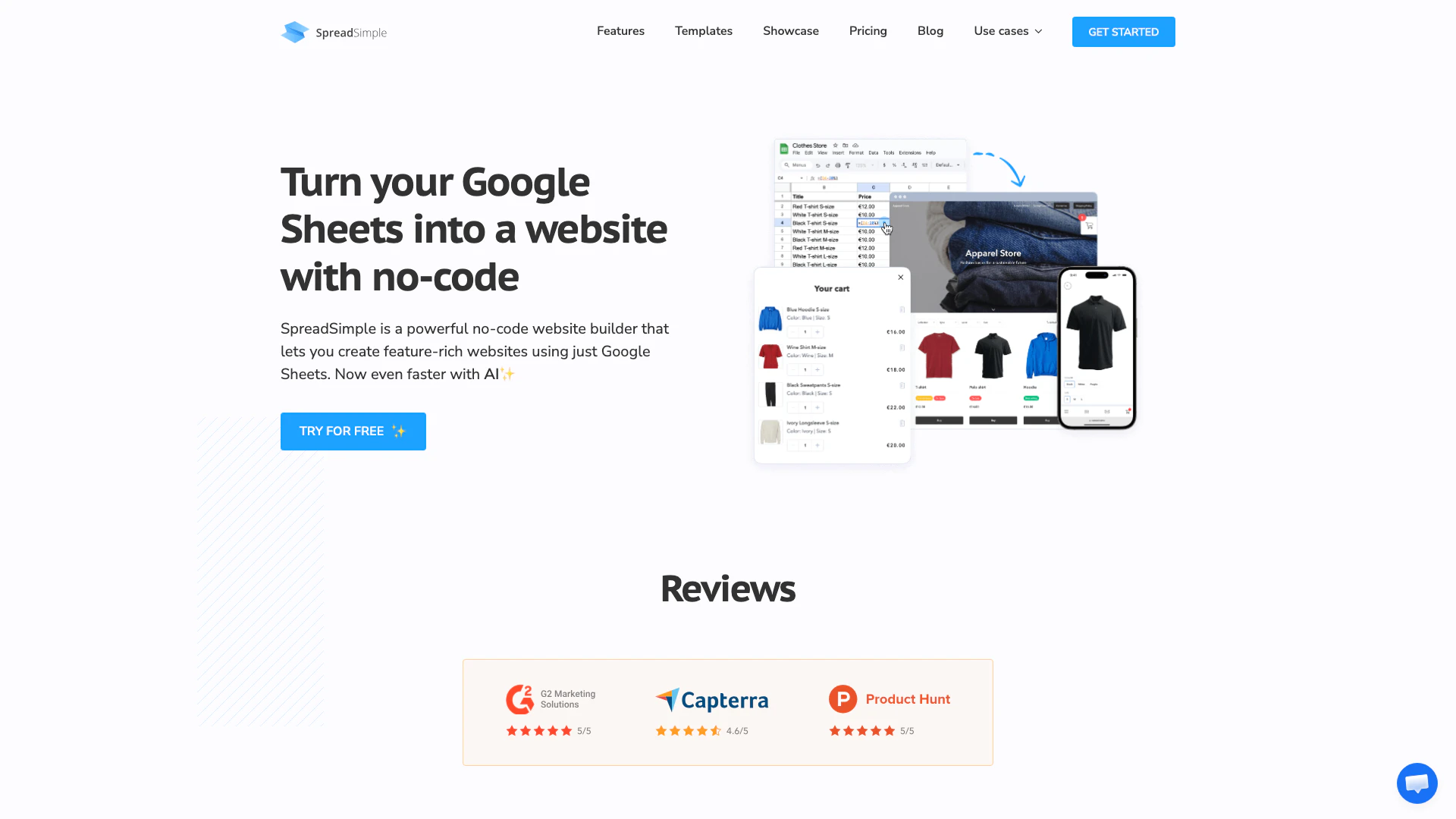 Spreadsimple screenshot