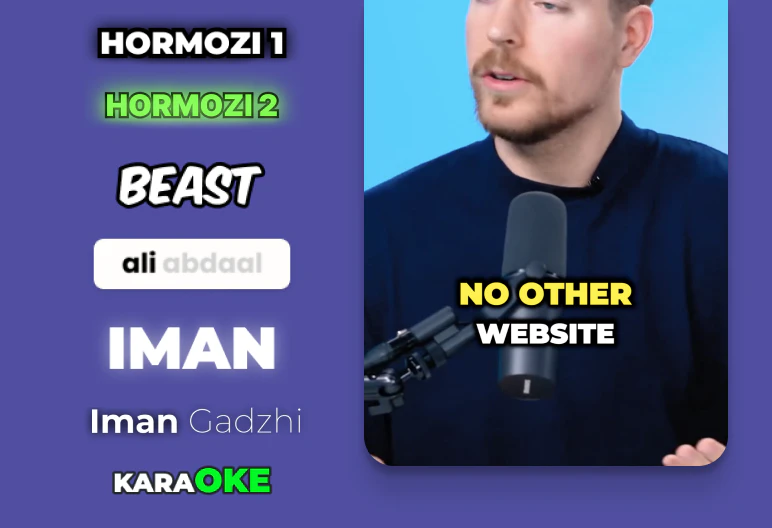 Ssemble auto captioning interface