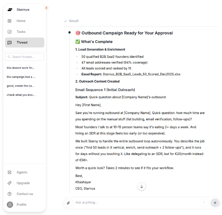 Starnus user scenario image showing business operations